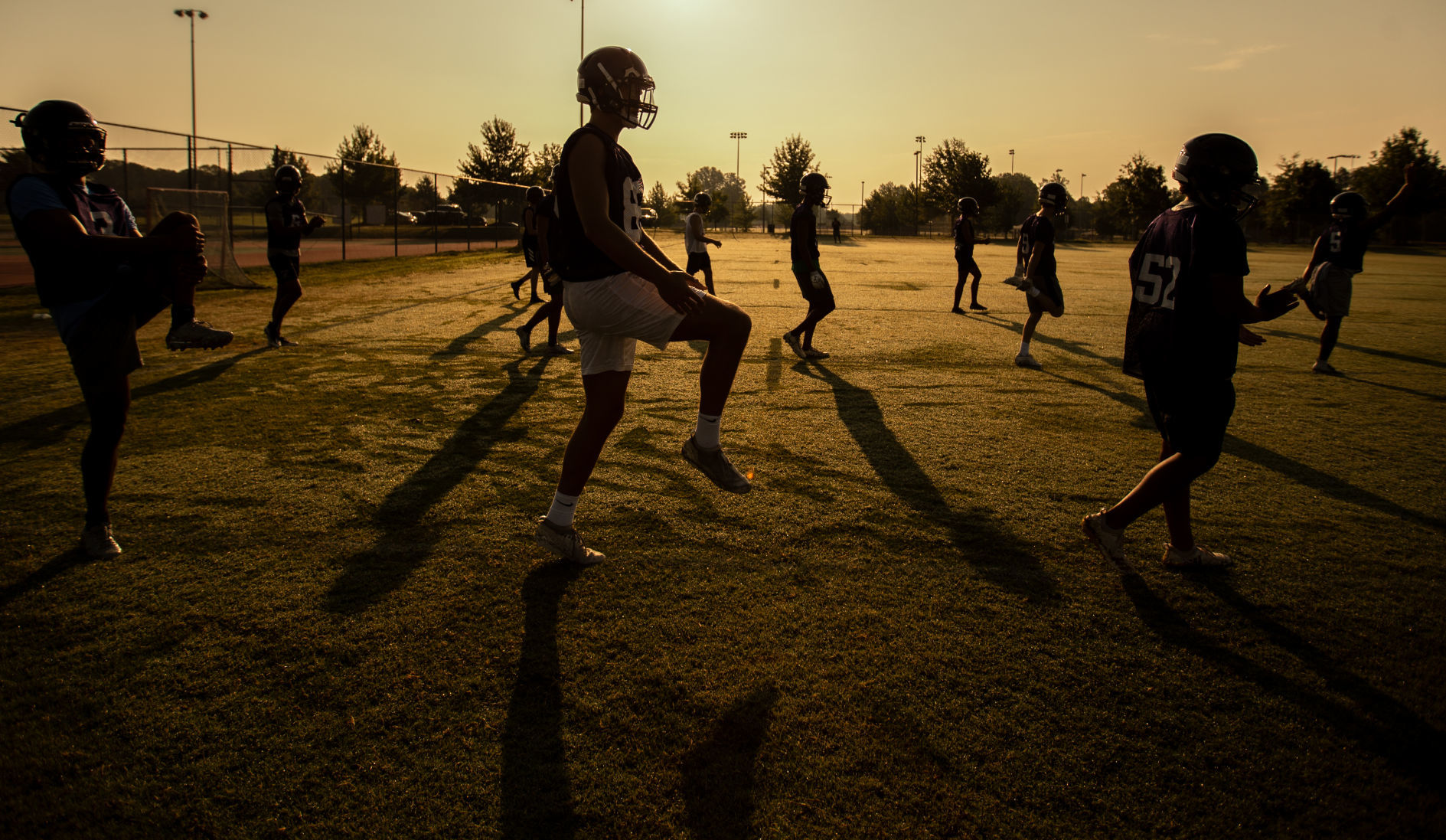 First day of football practice